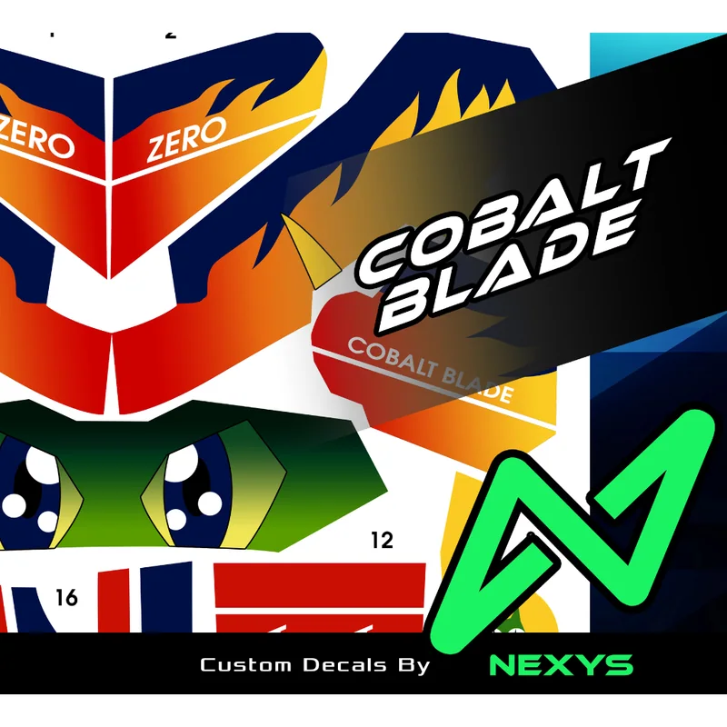 B-Daman Cobalt Blade - TV Animation Version Sticker