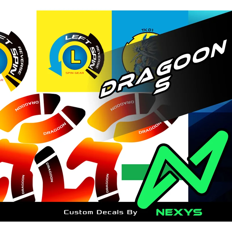 Beyblade Dragoon S - Sticker