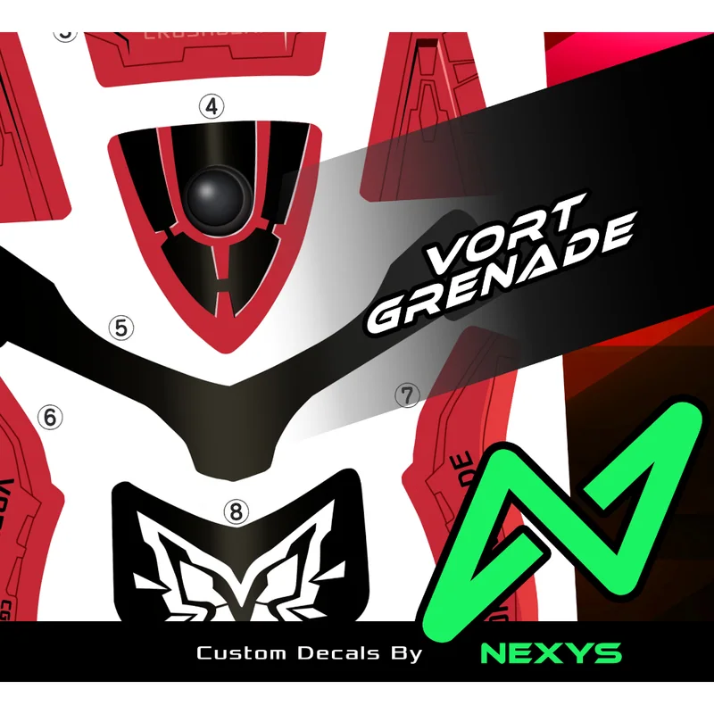 Crush Gear - Vort Grenade Sticker