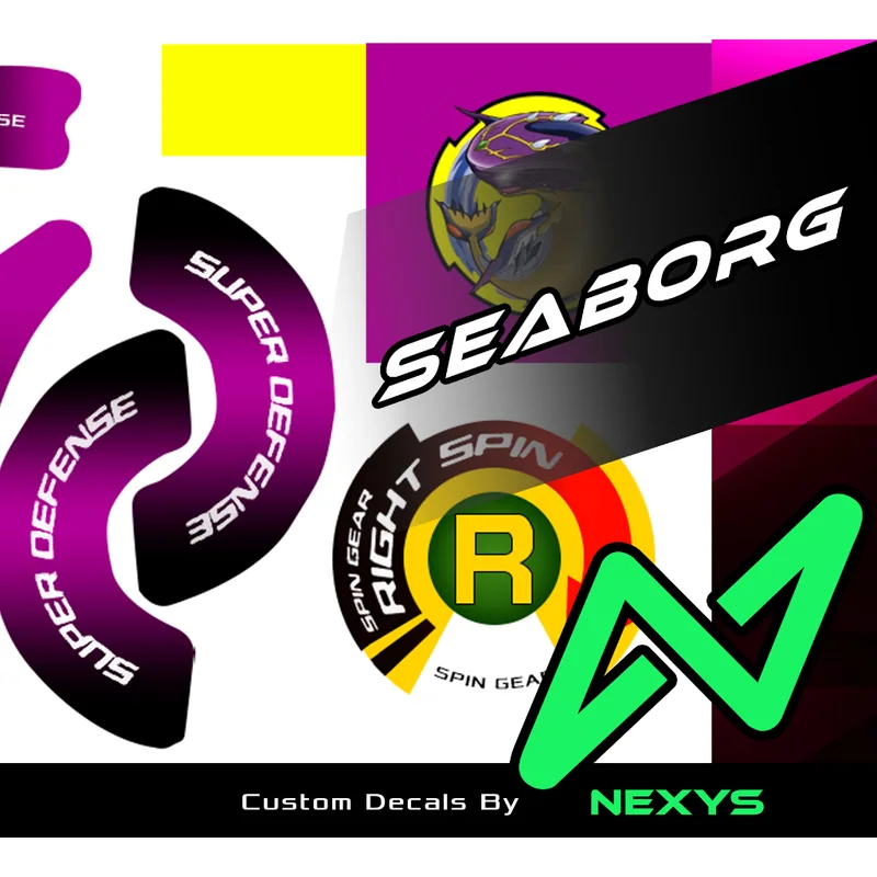 Beyblade Seaborg - Sticker
