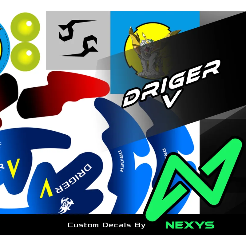 Beyblade Driger V - Sticker