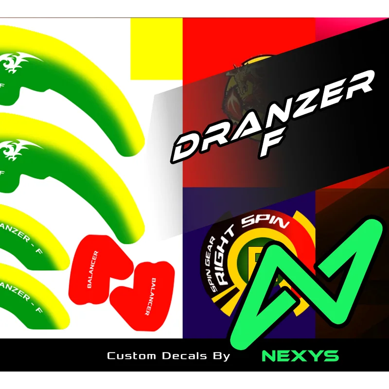 Beyblade Dranzer F - Sticker