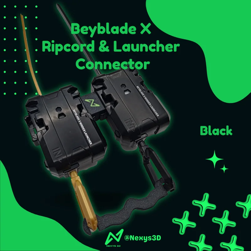 Beyblade X Launcher & Ripcord / String Connector