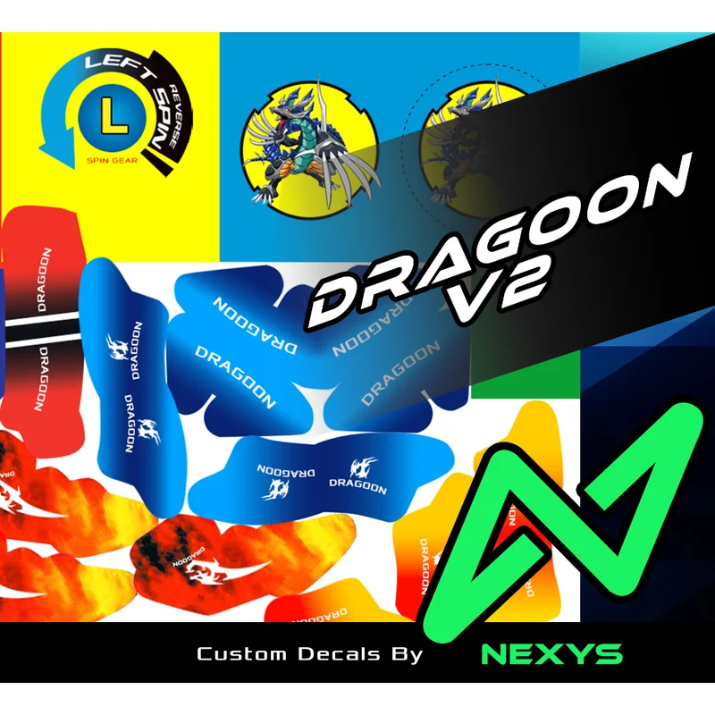 Beyblade Dragoon V2 - Sticker