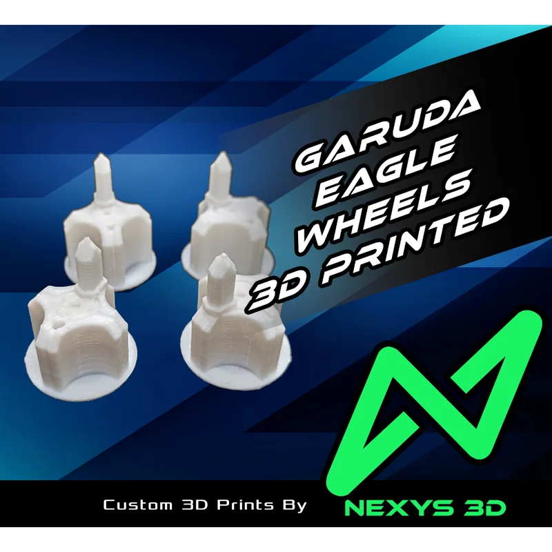 Garuda Eagle Wheels 3D Printed