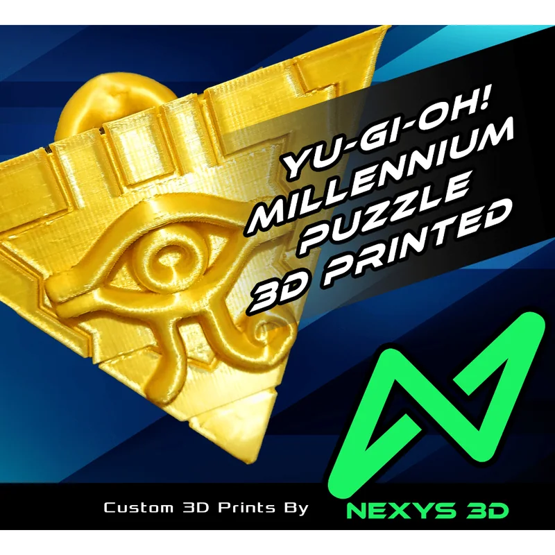 Yu Gi Oh Millennium Puzzle 3D Printed