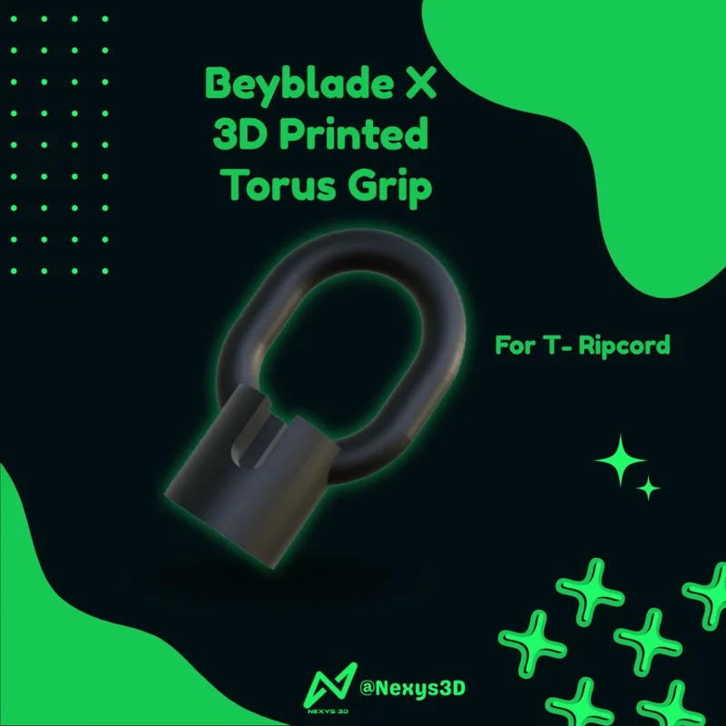 Beyblade X Torus Grip - 3D Printed