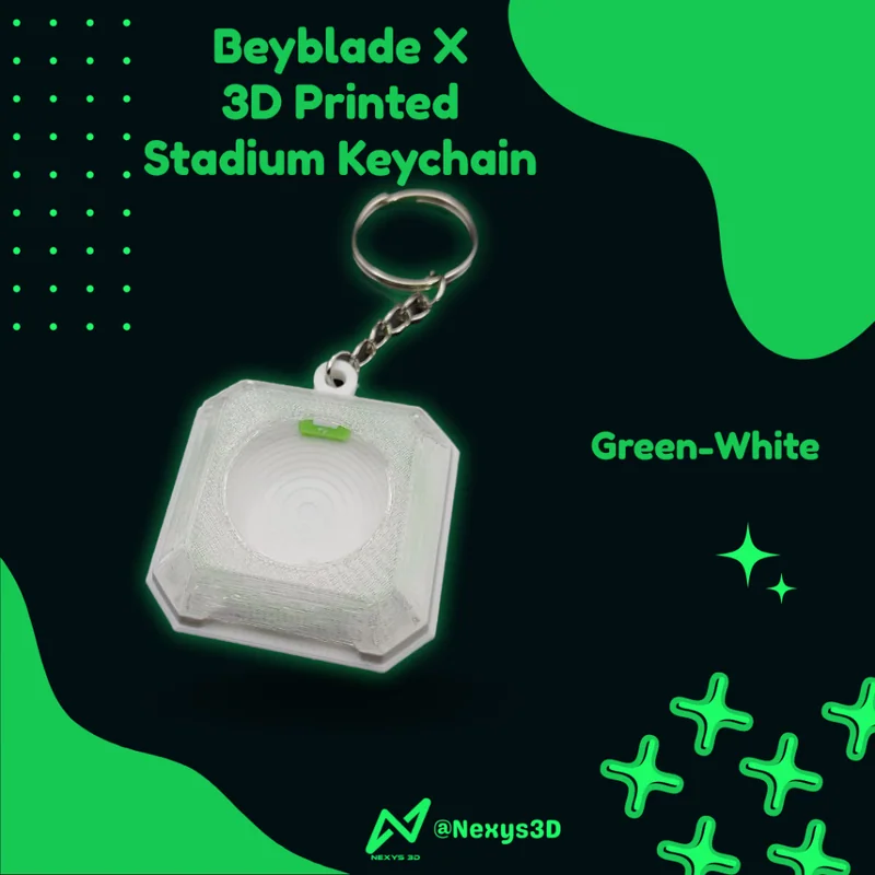 Beyblade X - Stadium Keychain 3D